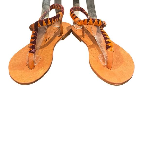 Free People X Faryl Robin Cayman Vegan Velvet Cross Sandals - Picture 3 of 6